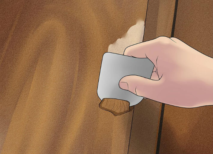 ahşap üzerinden boya vernik cila sökmeyi deneyin