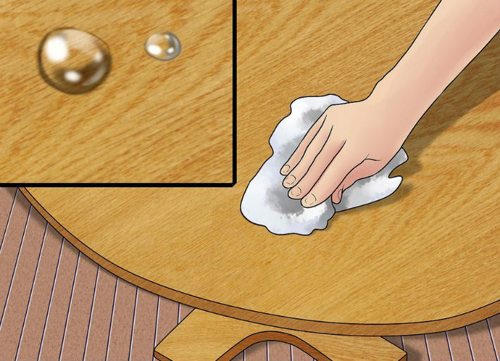 mobilyaları su temasından koruyun